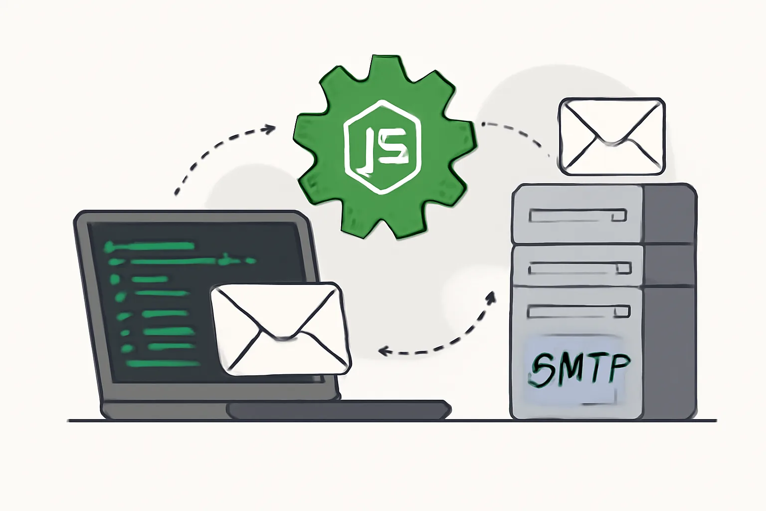 Налаштування SMTP relay для Node.js застосунків